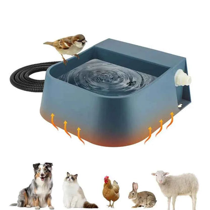 Automatic Heated Pet Water Dispenser – 2L Indoor/Outdoor Heated Bowl for Dogs & Cats