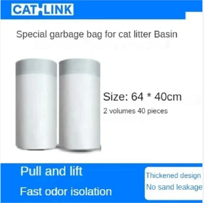 CATLINK Automatic Litter Box Replacement Waste Bags – Poop Liners