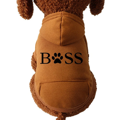 Pet Hoodies Adidog Clothes For Small Dogs Puppy Jacket Sweatshirt Coat Labrador Costume Autumn Winter Keep Warm Pets Clothing