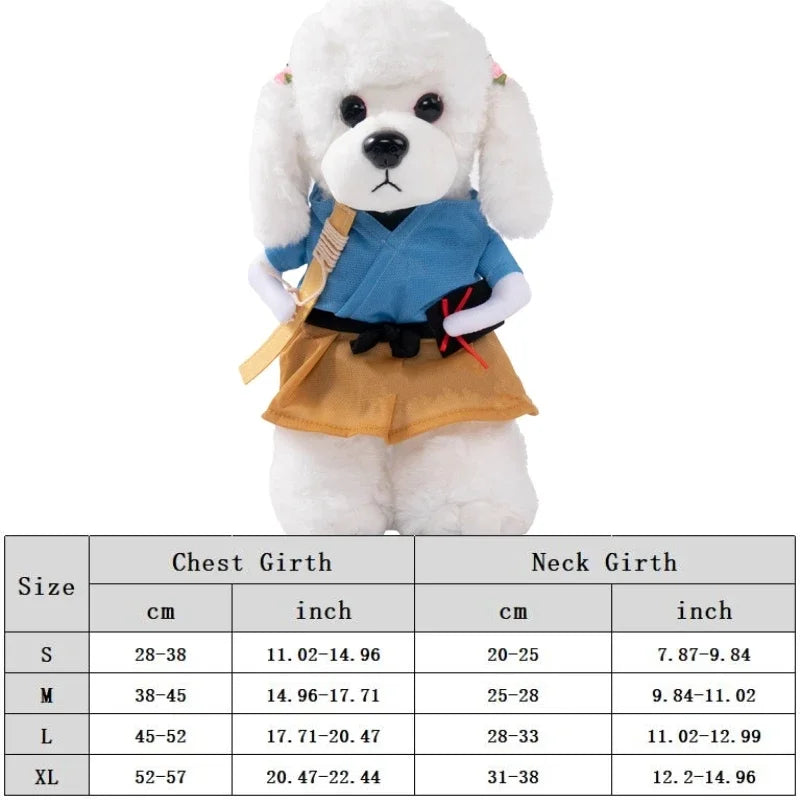 Funny Halloween Pet Costume for Small/Medium Dogs & Cats - Adjustable Puppy Cosplay for French Bulldogs, Chihuahuas & More