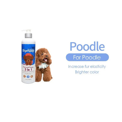500ml Dog Shower Gel Remove Mites Deodorant Shampoo Long Lasting Fragrance French Bulldog Teddy Samoyed Pet Cleaning Products