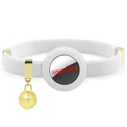 Stretchy AirTag Cat Collar with Bell & Breakaway Holder
