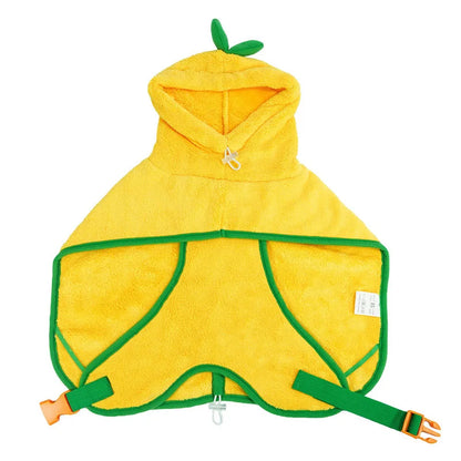 Super Absorbent Microfiber Dog Bathrobe – Quick-Drying Pet Towel Bathrobe for Dogs & Cats