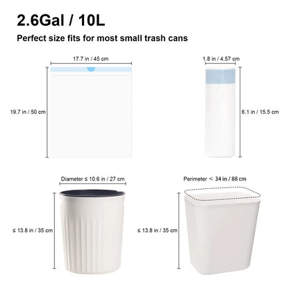 Cat Litter Box Liners – Drawstring Waste Bags for Self-Cleaning Boxes