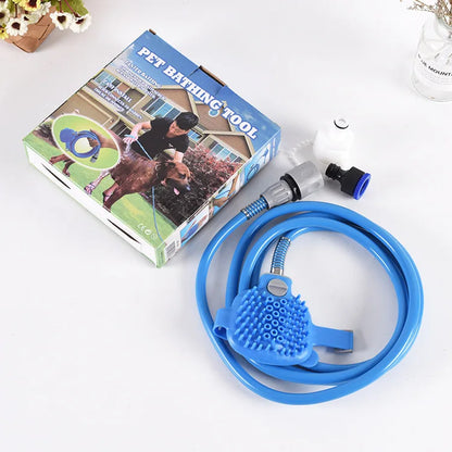 Pet Bathing Shower Spray Head with Massage Function Dog Cleaning Grooming Tool