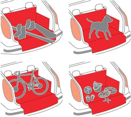 SUV Dog Cargo Liner – Waterproof Pet Trunk Mat with Side & Seat Back Protectio