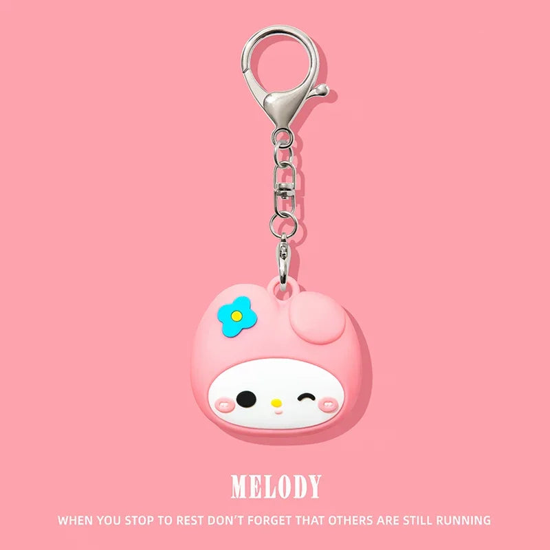 Cute Silicone AirTag Case – Cartoon Protective Keychain Cover for Apple AirTag