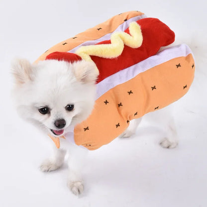 Funny Halloween Pet Costume for Small/Medium Dogs & Cats - Adjustable Puppy Cosplay for French Bulldogs, Chihuahuas & More