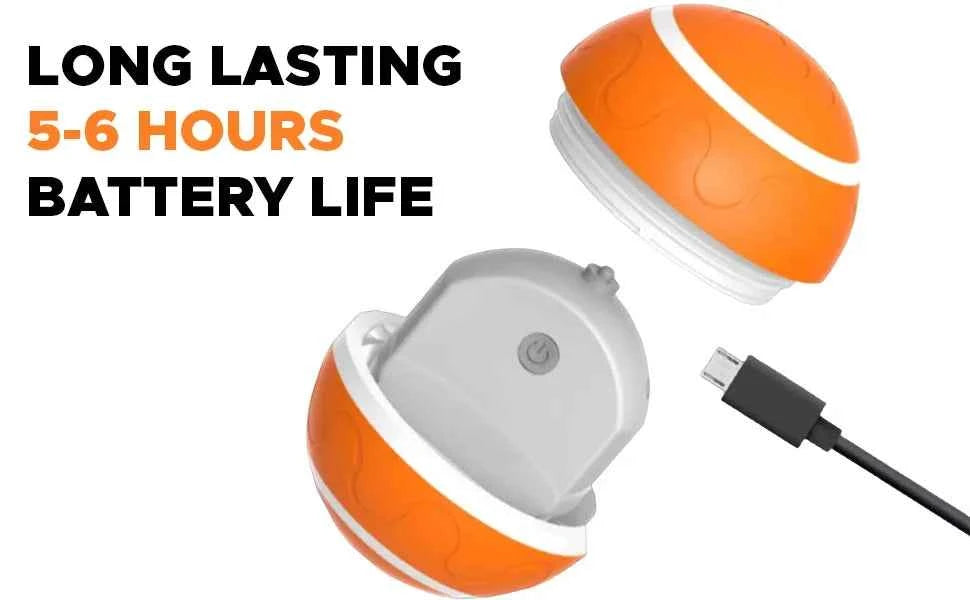 MART Interactive Smart Pet Ball – Remote Control, Flashing, Rolling & Jumping