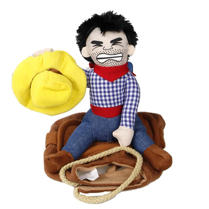 Cowboy Dog Halloween Costume with Jacket