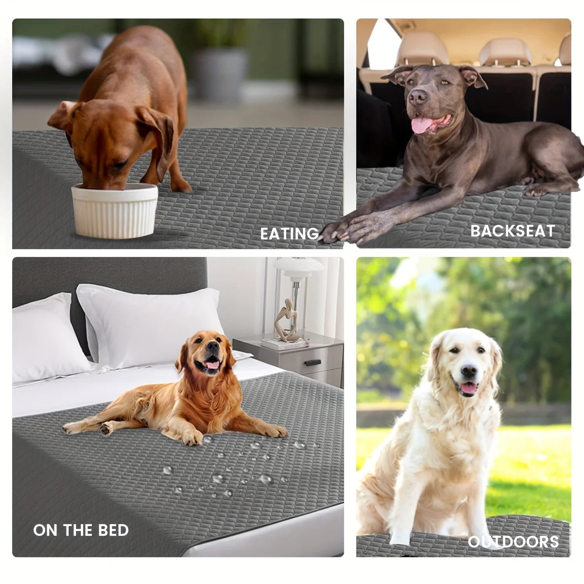 Waterproof Dog Blanket for Couch & Bed – Double-Sided Reversible Furniture Protector