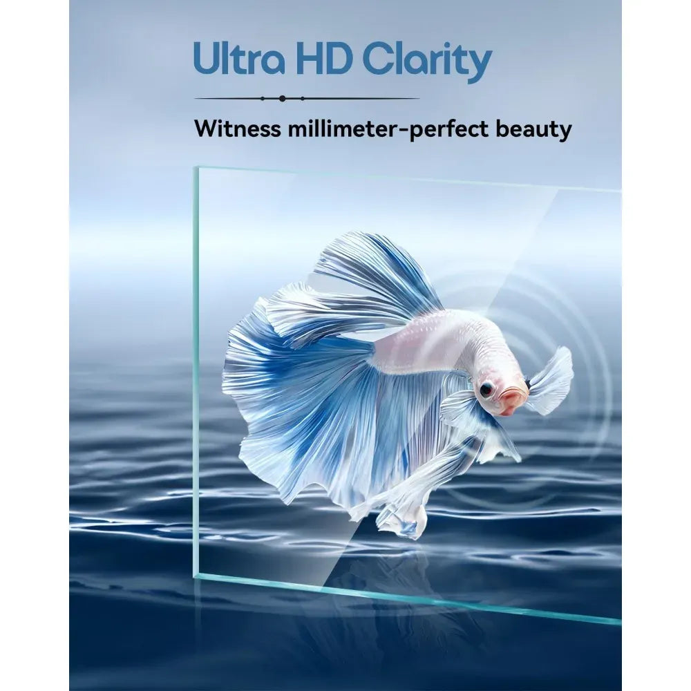 5-Gallon Glass Aquarium Starter Kit – LED Light, Filter & Lid for Betta, Shrimp & Small Fish