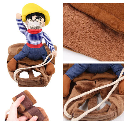 Cowboy Dog Halloween Costume with Jacket
