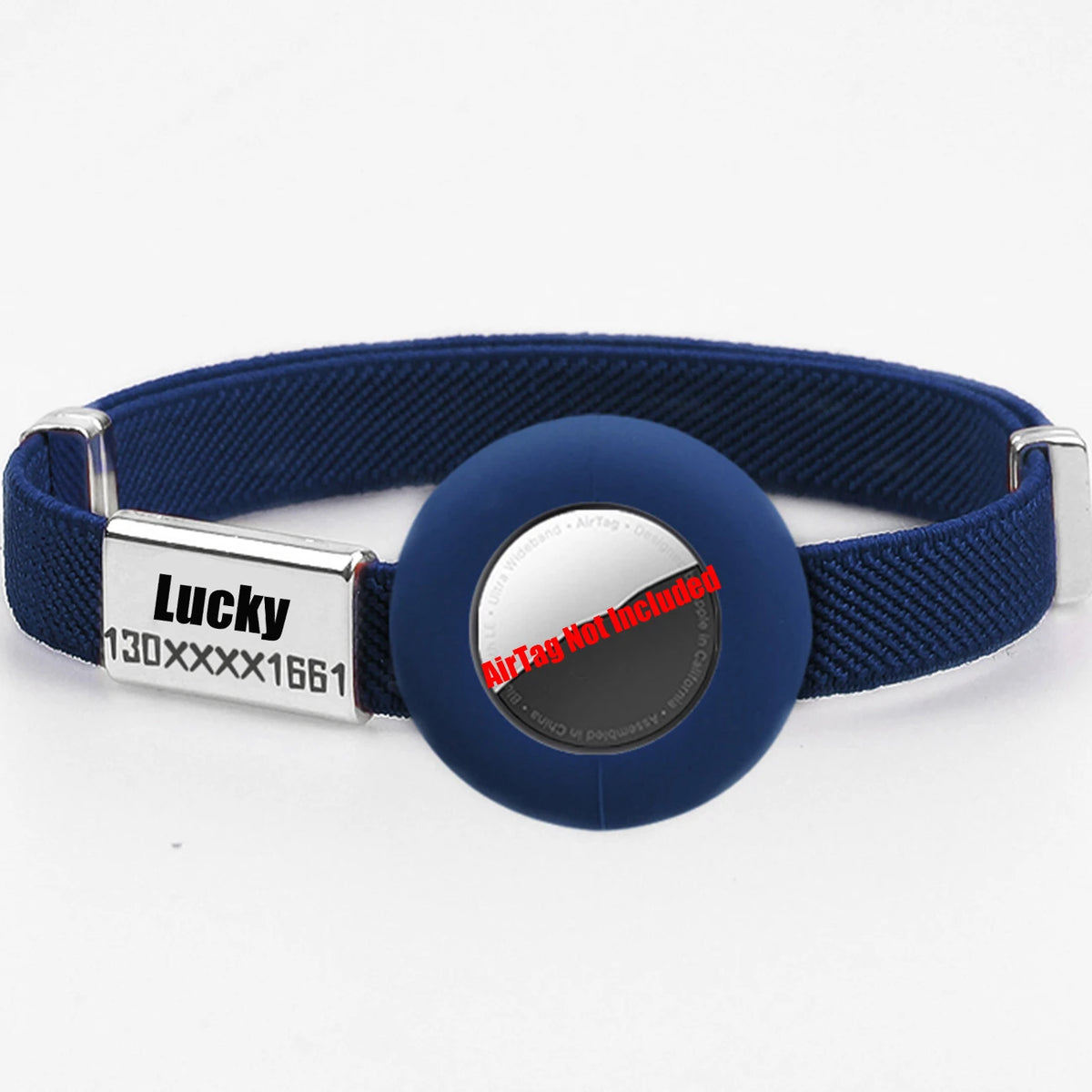 Fashion AirTag Cat Collar with Custom Name Tag & Holder