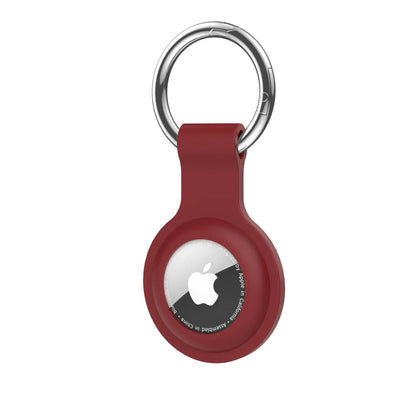 Waterproof Silicone AirTag Case with Keychain for Pets & Keys
