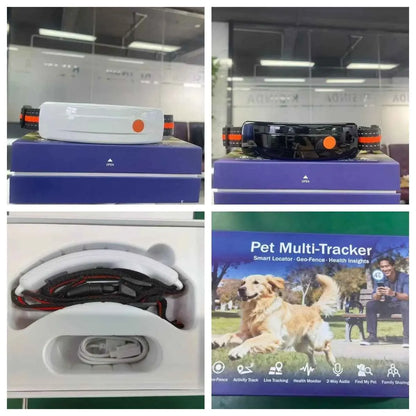 Smart GPS Pet Health Tracker Collar – GPS + BeiDou Location, Activity & Wellness Monitoring