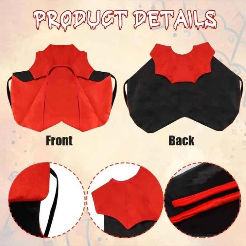 Bat Wing Vampire Cape for Dogs & Cats