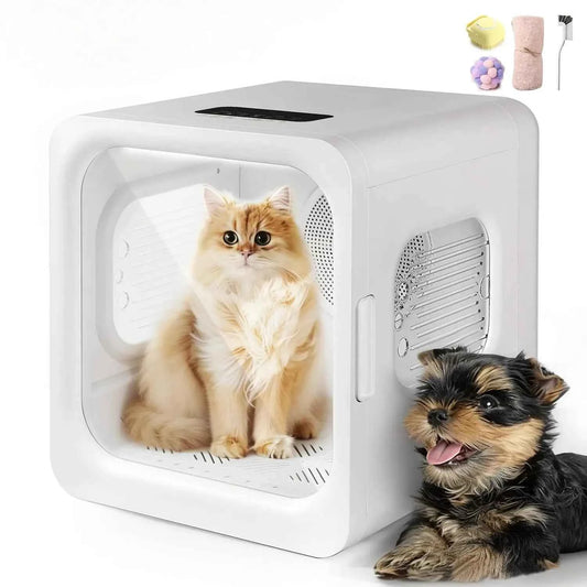 72L Smart Pet Hair Dryer Box Cats Small Dogs 360 Drying Cage Temperature Control Overheat Protection Grooming, Custom