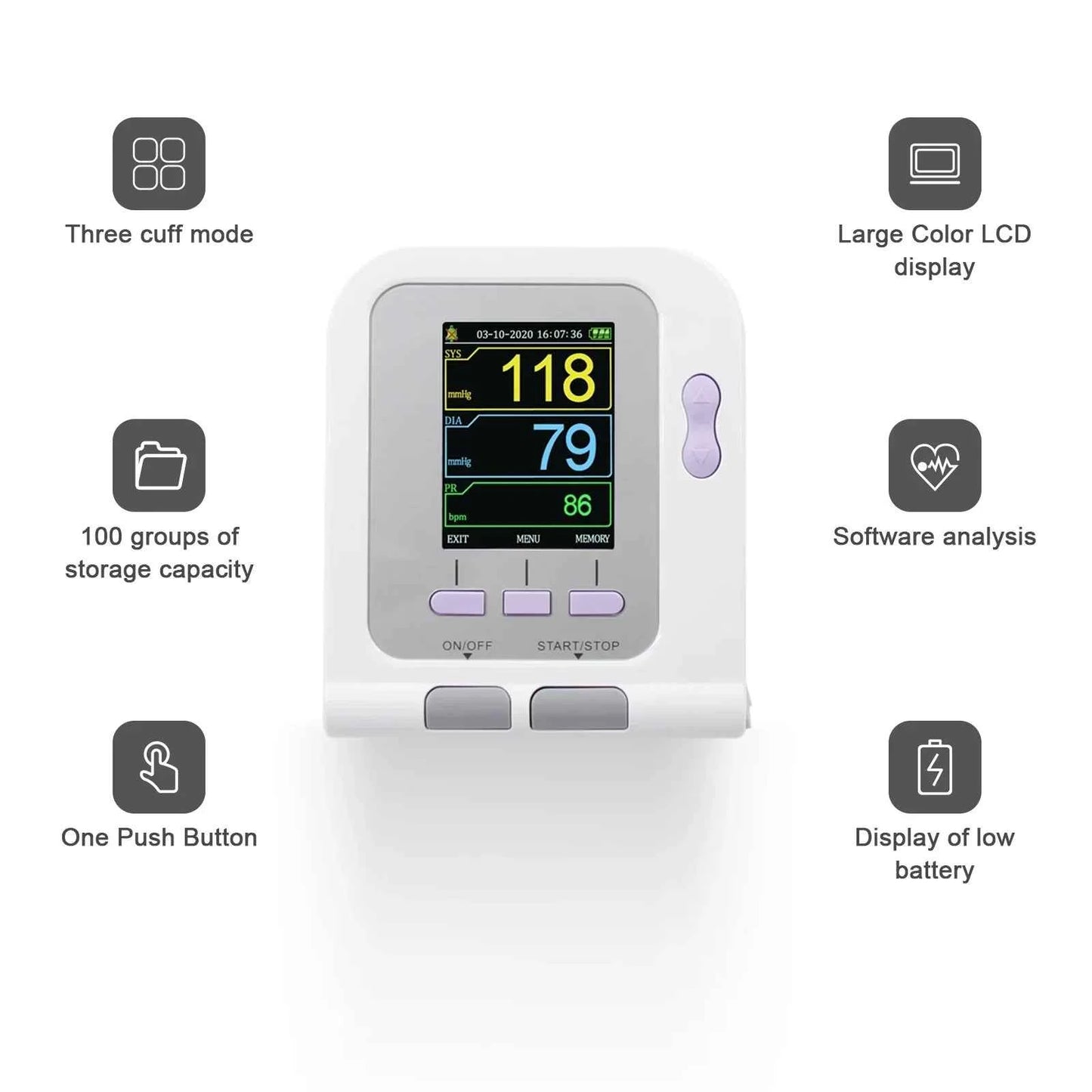 CONTEC08A-VET Veterinary Equipment blood pressure VET monitor veterinary Sphygmomanometer