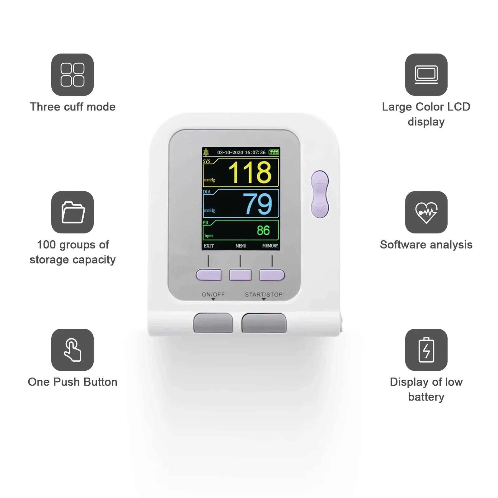 CONTEC08A-VET Veterinary Equipment blood pressure VET monitor veterinary Sphygmomanometer