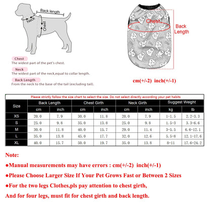 Pumpkin Print Halloween Vest for Dogs & Cats