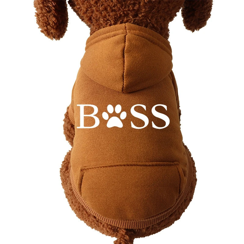 Pet Hoodies Adidog Clothes For Small Dogs Puppy Jacket Sweatshirt Coat Labrador Costume Autumn Winter Keep Warm Pets Clothing