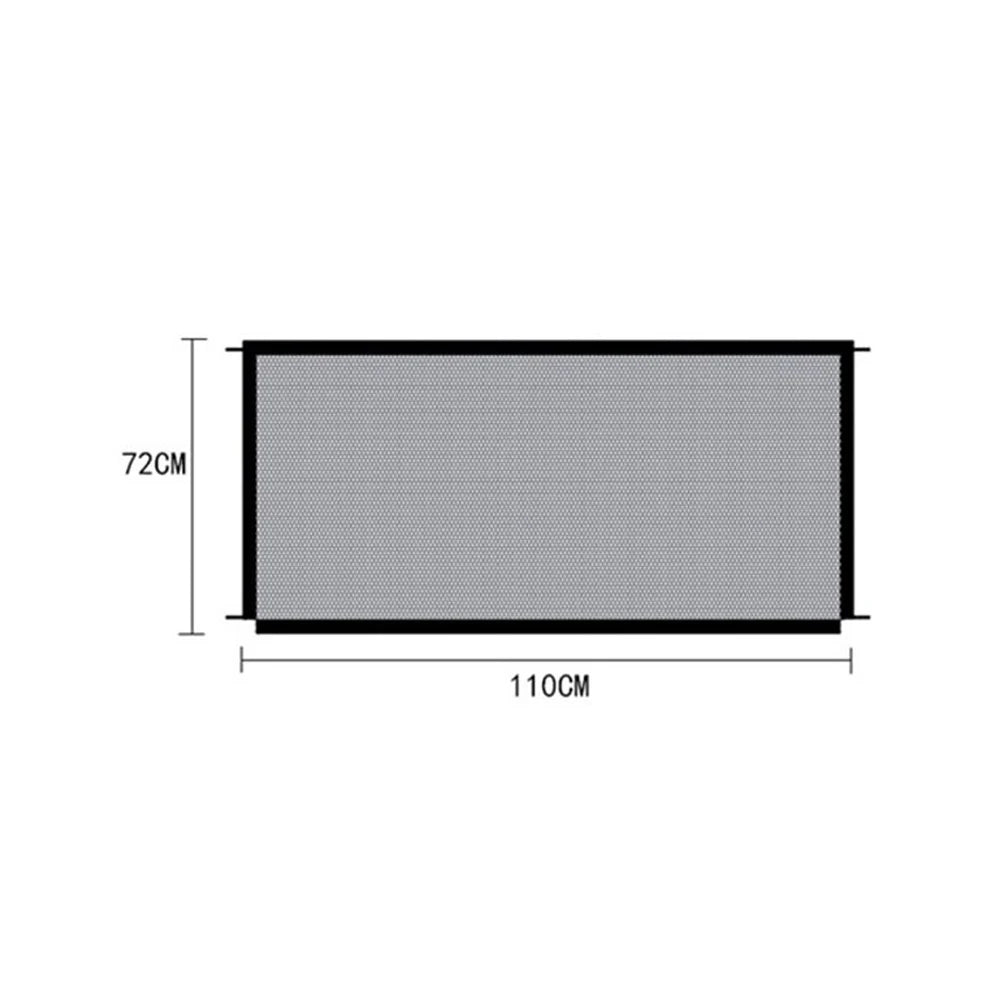 Foldable Mesh Dog Gate – Portable Barrier for Stairs & Doorways