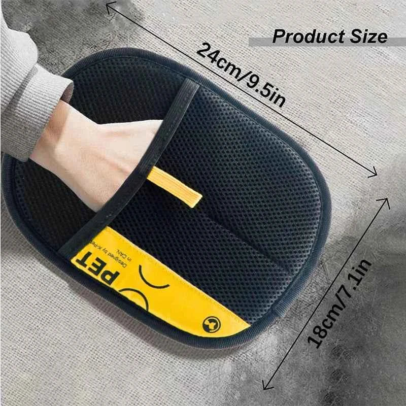 Electrostatic Pet Hair Remover Gloves – Reusable 2‑in‑1 Grooming & Lint Cleaner