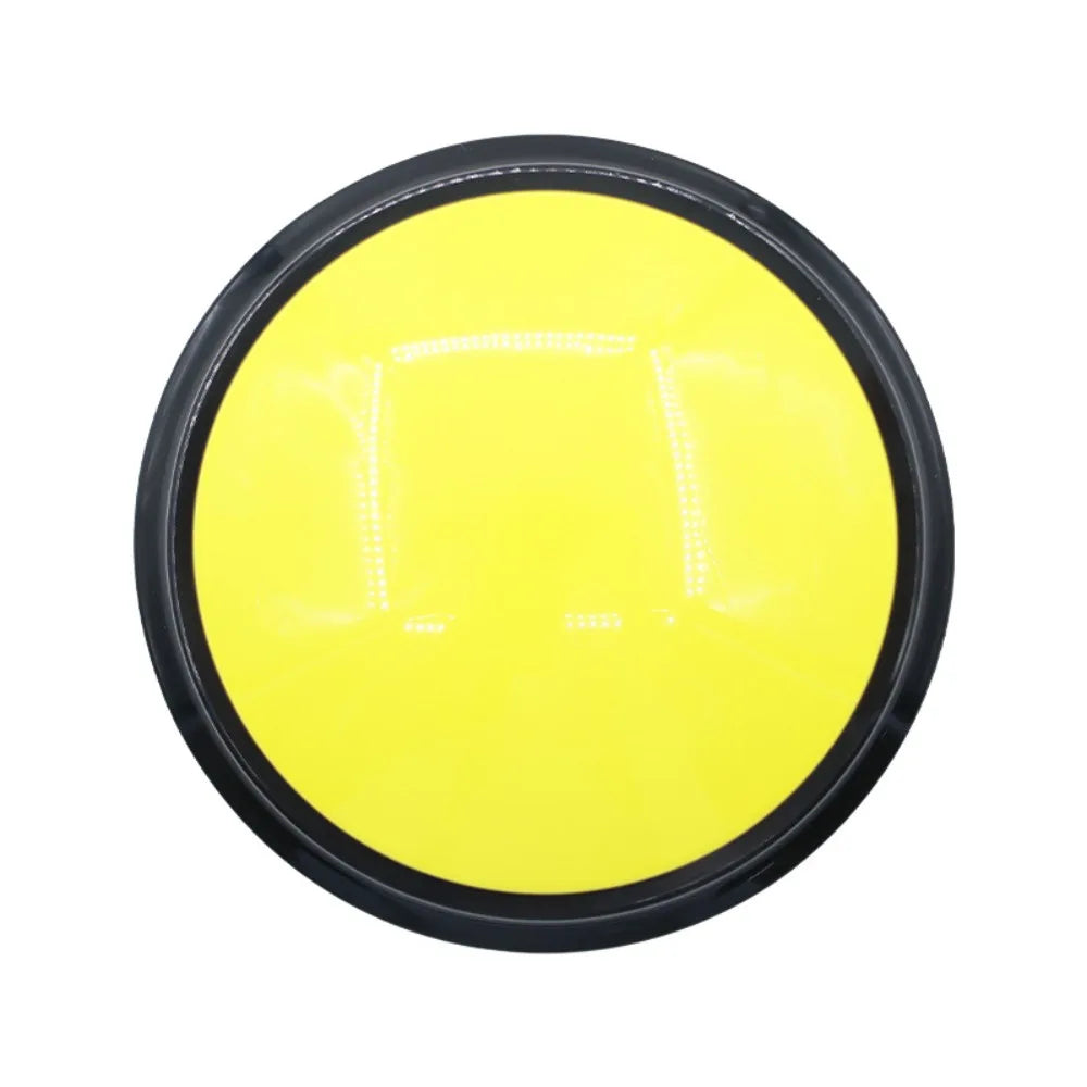 New Recordable Voice Recording Button Light Round Pet Talking Button Paw Pattern Interactive Dog Training Buttons Cat Puppy