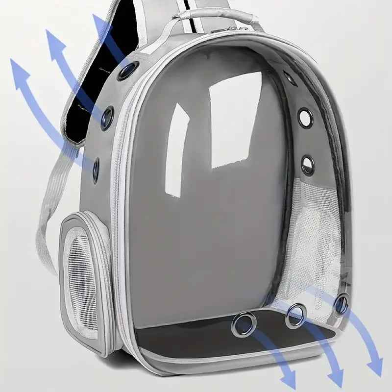 Cat Outing Bag Pet Extra Large Space Carrying Bag Cabin Aviation Box Cat Backpack Bag Side Opening