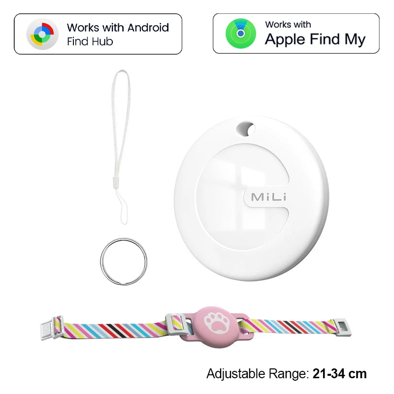 Smart Bluetooth Tracker for Apple Find My & Google Find Hub