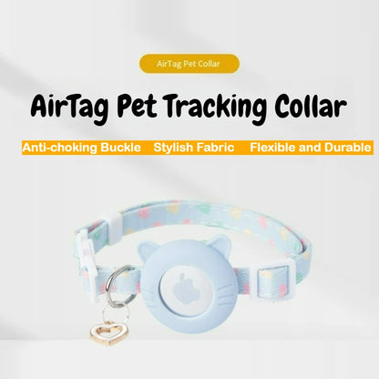Adjustable AirTag Cat Collar,Pet Tracker Collar for  AirTag,Breakaway Collar with AirTag Case,Cat Collar with GPS Holder,Pet toy