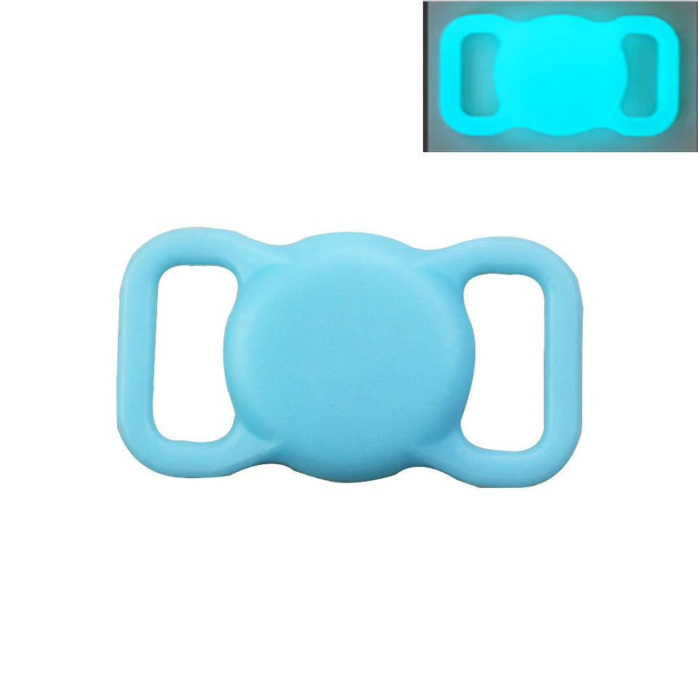 Luminous Silicone AirTag Case for Dog & Cat Collars
