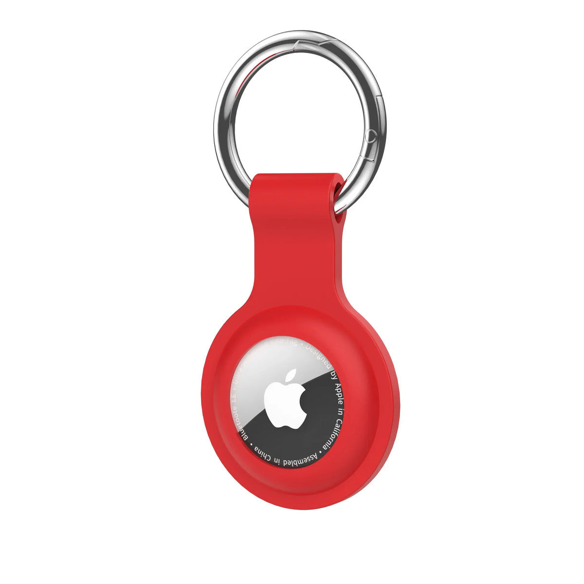 Waterproof Silicone AirTag Case with Keychain for Pets & Keys