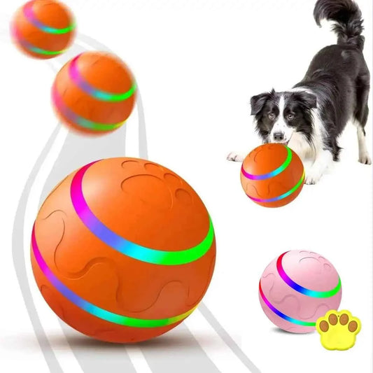 MART Interactive Smart Pet Ball – Remote Control, Flashing, Rolling & Jumping