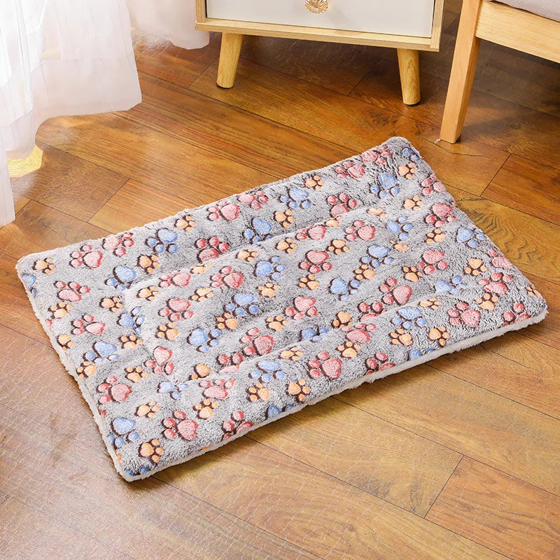 Double-Sided Pet Bed Mat – Warm Washable Dog & Cat Cushion