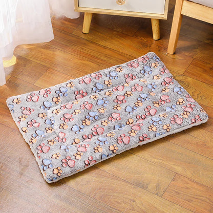 Double-Sided Pet Bed Mat – Warm Washable Dog & Cat Cushion