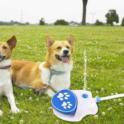Dog Water Fountain Paw Press Outdoor Dog Sprinkler Toy Dog Water Fountain Toy Dog Water Toy Drinking Sprinkler Easy Activated