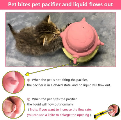 Newborn Puppy & Kitten Feeder – 4-Nipple Milk Feeding Bowl for Easy Nursing