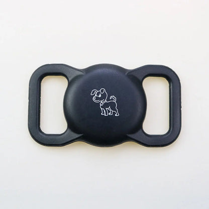 Airtag Dog Collar Holder, [1 Pack] Airtag Holder, Silicone Full Body Covered Protective Air Tag for Pet - Fits All Width