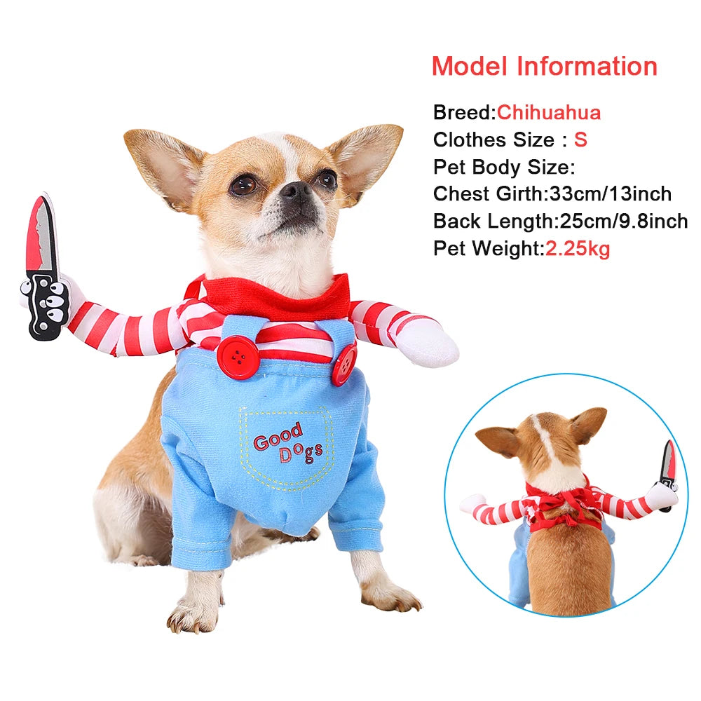 Adjustable Halloween Jumpsuit for Dogs & Cats