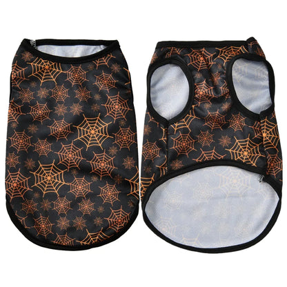 Pumpkin Print Halloween Vest for Dogs & Cats
