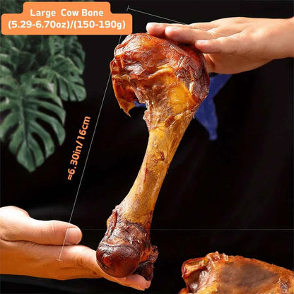 Large 6.3" Natural Cow Bone Dog Treat 150–190g Healthy & Easily Digestible