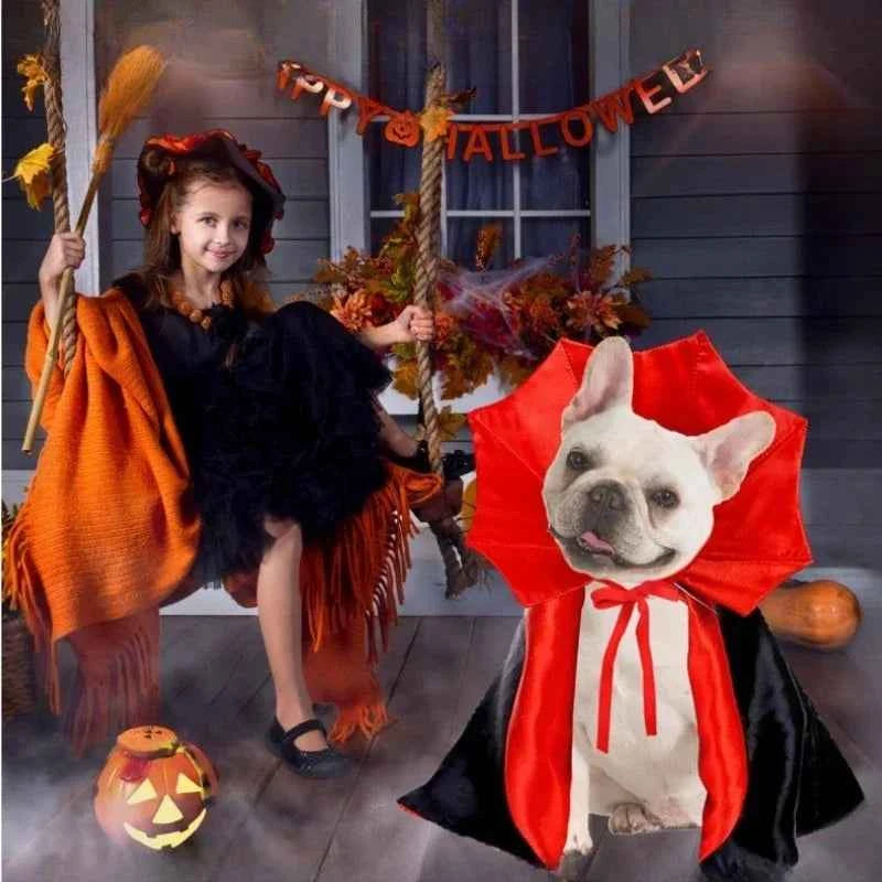 Bat Wing Vampire Cape for Dogs & Cats