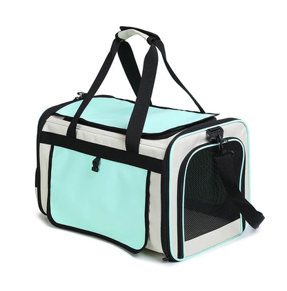 Cat Carrying Case Pet Dog Travel Carrier Soft-Sided Cat Bag Airline Approved Collapsible Cat Carrier Dog Carrier for Dogs & Cats