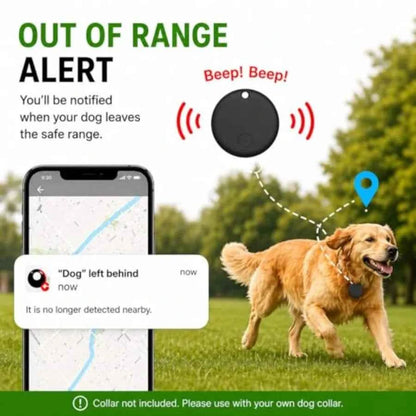 Pet Tracker, GPS Collar for Dogs Android Only Smart tag, Waterproof Compatible with Google Find Hub, No Monthly Fee, Advanced T