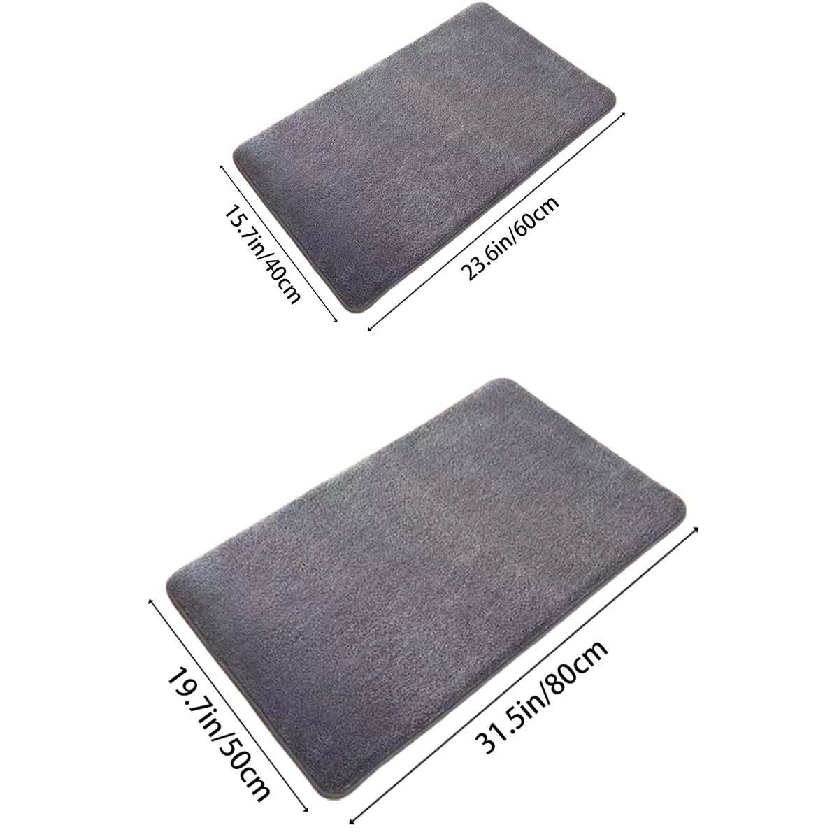 Super Absorbent Non-Slip Floor Mat for Bathroom & Home