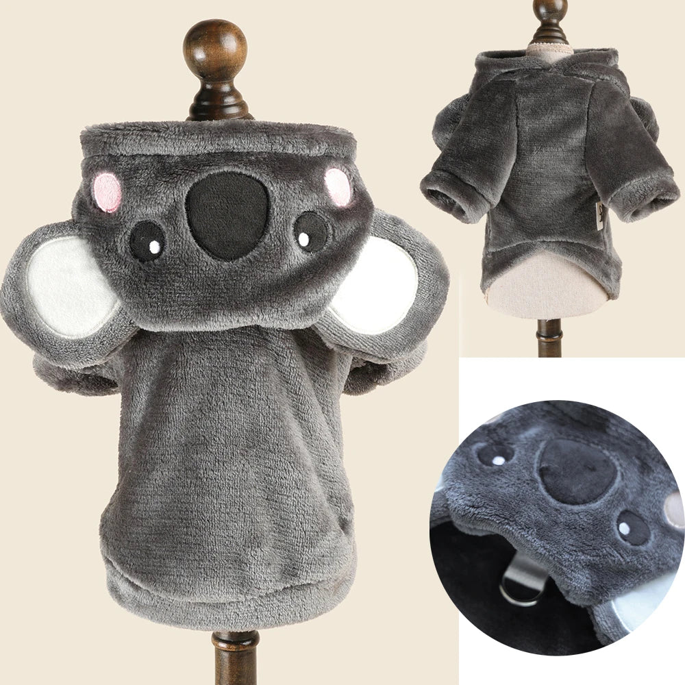 Warm Fleece Halloween Coat for Dogs