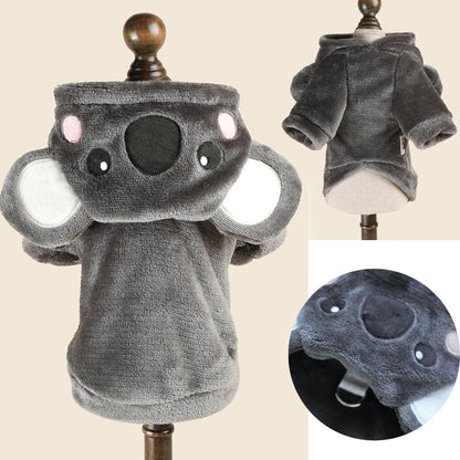Warm Fleece Halloween Coat for Dogs