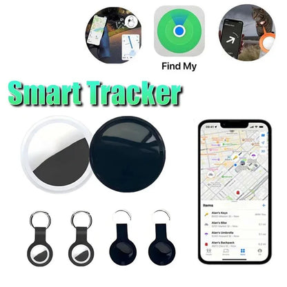 Mini GPS Tracker System For FindMy App Airtag Smart Bluetooth Locator Child Finder Bag Anti-Loss Pet Collar With Tracker